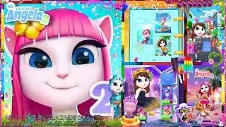 MY TALKING ANGELA 2 NEW SUMMER UPTADE!🌇🌞+NEW SUMMER  STICKER BOOK!🌈📚 (SPECIAL!⭐️) SUMMER PREMIERE!🌈🌞