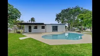 3 Bed, 2 Bath, Canal Front, Pool Home  For Sale: 4137 Rodgers Street Palm Beach Gardens, Frl 33410