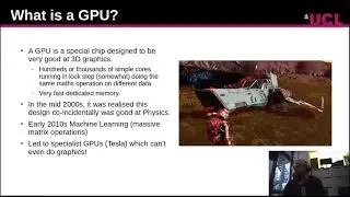 ISD Demo Session on GPUs on UCL's Myriad cluster