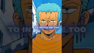 Bro thinks he's the Main character🗿 | Zoro Edit #onepiece #animeedit #anime #luffy #zoroedit #zoro