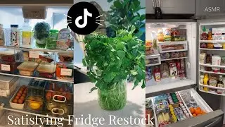 Satisfying Fridge Restock & Refill  ASMR TikTok Compilation