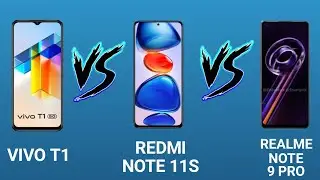 Vivo T1 5G Vs Realme 9 Pro 5G Vs Redmi Note 11s,#comparison,#smartphone