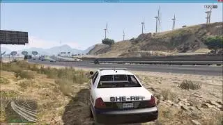GTA 5 LSPDFR Highway Patrol #5 Sheriff Running Radar!