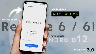 Realme 6 / 6i New Update C.18 😱 | Quick Review | March 2022 Update | Lock Screen Camera Issue |