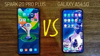 Tecno spark 20 pro plus vs Samsung galaxy a54 5g | speed test and full comparison.