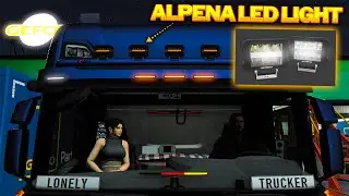 ALPENA TREKTEC XL4-P Driving LED Light Mod For ETS2 1.47 | ETS2 1.47 MODS