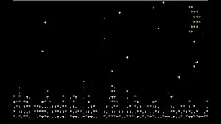 ASCII snow in the terminal with Python and curses.
