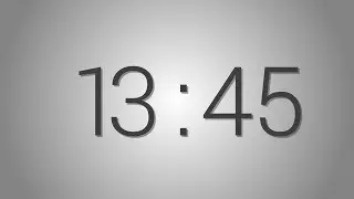 13 Minutes 45 seconds countdown Timer - Beep at the end | Simple Timer (thirteen min forty-five sec)