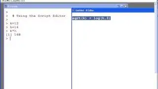 R Tutorial  : Using Script Editor