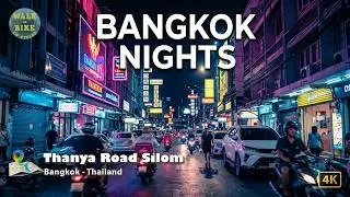 Thaniya Street Nightlife Scenes Silom Bangok Thailand