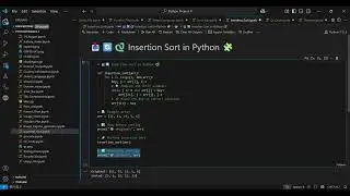 Master Insertion Sort in Python 🔥 | Easy Sorting Algorithm Explained