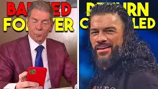 WWE Has Banned Vince McMahon From His Own Creation...Roman Reigns Return Cancelled...Wrestling News