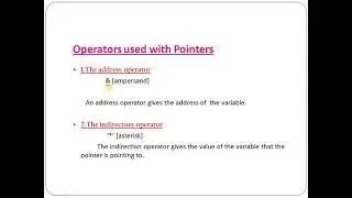 Derived Data Types in C++ : Pointers, Array, Functions and References