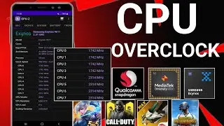 How To Overclock CPU ! Boost Performance ! Max FPS Fix Lag - No Root
