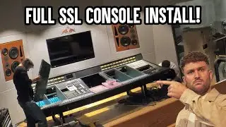 How do you install a 4 meter long SSL console into a studio?! TIMELAPSE