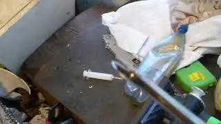 Испорченная шина от пилы