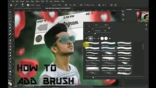 HOW TO ADD BRUSH PHOTOSHOP | How to smoth brush photoshop cc | Photoshop mai brush kaise add kare