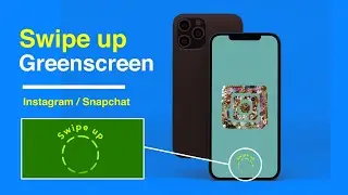 Instagram story/snapchat swipe up greenscreen Version 9 | | Boring Graphics
