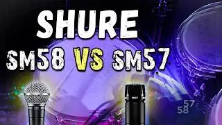 Тест микрофонов SHURE sm58 vs SHURE sm57 Запись SNARE!