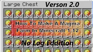 How To Build a Magma or Slime Farm **No Lag Edition**