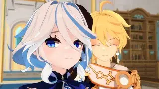 Furina wants to be spoiled by Aether [Genshin Impact MMD]