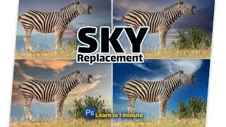 Sky Replacement Tool in Photoshop 2021 #Shorts