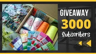 GIVEAWAY 3000 SUBSCRIBER. Let's Join Now ☀
