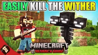 3 Ways To EASILY Kill The Wither | Minecraft Bedrock Survival Guide 1.21 EP34