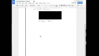 Creating a PDF using Google Docs