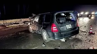 Обгонял справа, врезался и убил человека /Берёзовский / 31 января