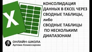 Консолидация данных в EXCEL с помощью сводных таблиц, или сводные таблицы по нескольким диапазонам