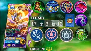ALPHA TOP GLOBAL NEW BUILD ITEMS AND EMPLEAM 2024 MOBILE LEGENDS