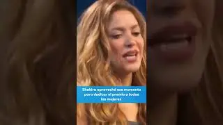 Shakira recibe premio a la 