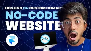 How to Build a No-Code Website (Custom Domain Hosting using Framer) | Ali Solanki
