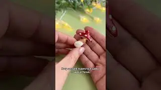 Брошь из полимерной глины #своимируками #украшения #творчество
