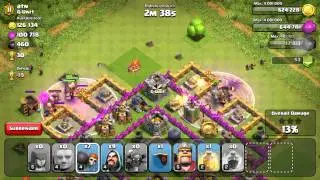 Clash of Clans G.I W.I.P.E Attacking Strategy! (Cam)