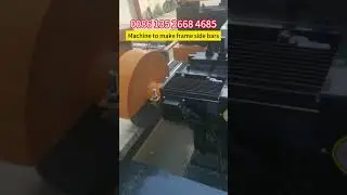Machine to make bee frame side bars