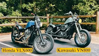 🔥Honda Shadow 600 / Kawasaki Vulcan 800 Bobbers Quick Walk Around