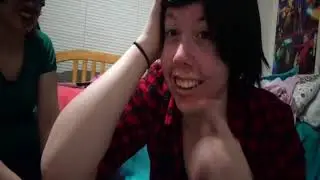 Blindfolded makeup challenge