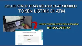 Solusi struk tidak keluar saat membeli token listrik di ATM