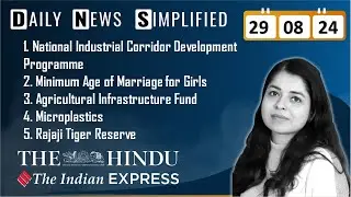 The Hindu & The Indian Express Analysis | 29 August, 2024 | Daily Current Affairs | DNS | UPSC CSE