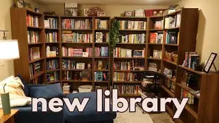 reorganizing my bookshelves!