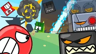 We INVADED Red Ball 4 and Fought Red Ball (Animation)