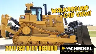 2011 Cat D10T, Powertrain Plus Rebuild, A03299, Walkaround & Cab