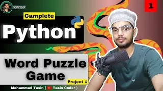 "Build a Word Puzzle Game with Python" | Python Projects for Beginners ❤️ | Day 1