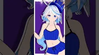 Furina's cute swim outfit👀 - Automotivo Extradimensional -【MMD Genshin Impact 4K | 60FPS】