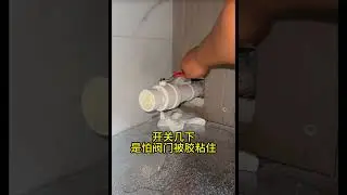 A check valve set is installed to avoid water flow into the kitchen😲🛠️