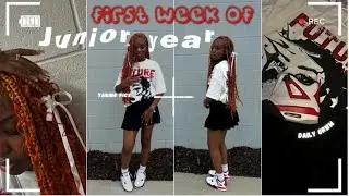 FIRST WEEK OF SCHOOL | daily GRWM, OOTD, carnival + pep rally, & mini school vlog | London Kiersten