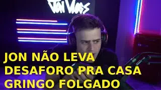 JONVLOGS MANDOU DIRECT PARA O GRINGO QUE XINGOU ELE POR PEDIR AJUDA
