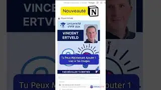 Nouveauté Notion : Ajoute un lien à une image sur Notion
